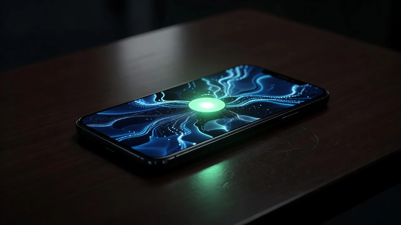Mano con smartphone e pulsante verde su schermo di scommesse